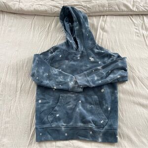 Abercrombie Kids Blue Tie-Dye Hoodie